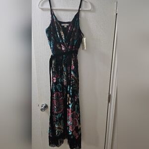 NWT BOSTON PROPER BOHO FRINGED DRESS SIZE 4